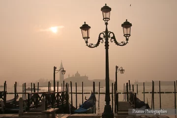 Italie, Venise, Riva Degli Schiavoni, Vue sur San Giorgio Maggiore, Pixanne Photographies